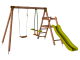 SOULET - Estación de Juego Infantil de Madera MENTHE con Tobogán