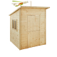 SOULET - Casita Infantil de Madera SANTA MÓNICA con Techo Inclinado