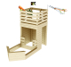SOULET - Casita Infantil de Madera PIRATE en Forma de Barco
