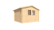 Caseta de Madera de 7,5 m² FOREST STYLE Vallo Modern  3,10 x 3,02 x 2,26 m Cobertizo con Ventana Oscilobatiente y Cristal