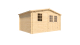Caseta de Madera de 14 m² FOREST SYTLE Vallo Modern  4,08 x 4,04 x 2,26 m Caseta de Jardín con Ventana Oscilobatiente