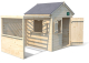 SOULET - Casita Infantil de Madera ALPAGA con Pérgola