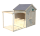SOULET - Casita Infantil de Madera EPICERIE con Pérgola y Mini Bar