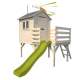 SOULET - Casita Infantil de Madera JOSÉPHINE Elevada con Tobogán
