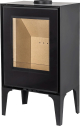 Estufa de Leña EVERTEK Vintage de 13 kW Ecodesign 2022 con Cristal Panorámico