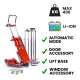 ZONZINI - Carretilla sube escaleras eléctrica Skipper Lift 400 kg batería Litio elevación de carga para carpintería base con ruedas
