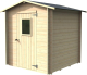 Caseta de Madera de 3,9 m² ALCE Bh19 Regis 198 x 198 cm Cobertizo de Jardín de 19 mm con Puerta con Ventana