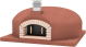 MOVELAR - Horno de Leña Exterior de Obra Modelo OLYMPUS MONS (Burdeos - 200 x 200 x 95 cm) – Aislado con Corcho y 3 Mantas Cerámicas - REF: M00564