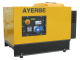 AYERBE - 5430115 - Generador 6000 MN AVR INS E Gasolina Monofásico con Motor KIOTSU 420 cc Insonorizado con Arranque Eléctrico