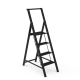 SCAL - Escalera Profesional Black Line T-BLS-4x1 de 4 Peldaños