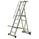 SCAL - Escalera de Almacén Plegable ALX PL-04 de Aluminio