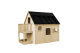 SOULET - Cabaña Infantil de Madera DÚPLEX Elevada con Entreplanta