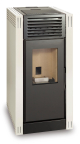 TJ - Estufa de Pellets Modelo EVA de 7 kW - Color Burdeos