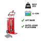 ZONZINI - Carretilla sube escaleras eléctrica Buddy Lift 200 kg batería Litio Superpower elevación eléctrica para fotocopiadoras