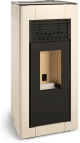 TJ - Estufa de Pellets Canalizable Modelo ELDA de 15 kW - Color Blanco