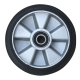 AYERBE - 5752419 - Rueda de Goma 200 mm para Transpaleta