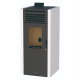 BRONPI - Estufa de Pellets Color Marfil Modelo ADEL-MF de 15 kW