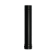Tubo Estufa Pellet Vitrificado Ø80 mm 50 cm Alta Resistencia Negra
