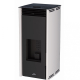 BRONPI - Estufa de Pellets 6 kW Sin Electricidad Color Marfil Modelo FREE-6-MF
