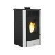 BRONPI - Estufa de Pellets Color Marfil Modelo RITA-MF de 9 kW