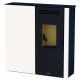 BRONPI - Estufa de Pellets Extraplana Color Marfil Modelo LUPE-MF de 9 kW