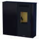 BRONPI - Estufa de Pellets Extraplana Color Negro Modelo LUPE-NB de 9 kW