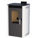 BRONPI - Estufa de Pellets Color Marfil Modelo NOA-MF de 12 kW