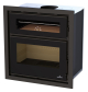BRONPI - Horno Insertable de Leña con Turbinas Modelo DENVER VISION de 14 kW