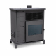 Estufa policombustible de pellets, orujo y leña ECO VALLE 12 kW JOIMA