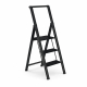 Escalera profesional Black Line T-BLS-3x1 de 3 peldaños SCAL