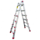SCAL - Escalera Telescópica Transformable TLS 6x4 de Aluminio