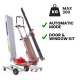 ZONZINI - Carretilla sube escaleras eléctrica Skipper 300 kg batería AGM con kit de carpintero