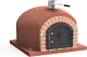 Horno de Leña Exterior de Obra Modelo GRAN CANÁRIA (Burdeos - 80 x 80 x 65 cm)