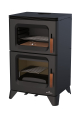 BRONPI - Estufa de Leña con Horno Modelo HILTON-H de 14 kW