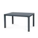 Mesa TROPICAL polipropileno efecto ratán antracita 140 x 80 x 75 cm