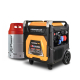 KOMPAK - KGG90Ei-DF Generador inverter dual fuel gasolina/gas LPG full power 8,9 kW 230/400 V