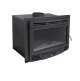 BRONPI - Estufa Insertable de Leña en Fundición con Turbinas Modelo MADRID 16,5 kW