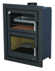 BRONPI -  Estufa de Leña con Horno para Empotrar Modelo MURANO-E de 14 kW