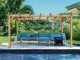Pérgola de Madera VALENCIA 8x3 m Autoportante de Madera Laminada