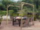 Pérgola de Madera VIGO 215x215 cm Autoportante Tratada Autoclave