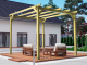 Pérgola de Madera MADRID 6x4 m Autoportante Tratada Autoclave