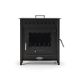 PRENSA STOVE - Estufa de Leña Grande con Horno y Puerta Lateral Modelo VESUBIO 2 de 14,3 kW