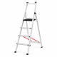 SCAL - Escalera Profesional Reforzada T-PRO-4x1 con Arco de Seguridad