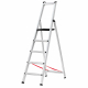 SCAL - Escalera Profesional Reforzada T-PRO-5x1 con Arco de Seguridad
