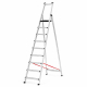 Escalera profesional reforzada T-PRO-9x1 con arco de seguridad SCAL