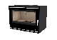 TERMOFOC - Estufa de Leña Insertable con Turbina Modelo PORTIMAO C795 de 8 kW