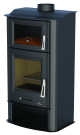 BRONPI - Estufa de Leña con Horno Modelo TUDELA 13 kW